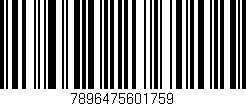 Código de barras (EAN, GTIN, SKU, ISBN): '7896475601759'