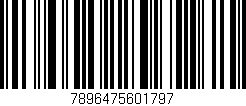 Código de barras (EAN, GTIN, SKU, ISBN): '7896475601797'