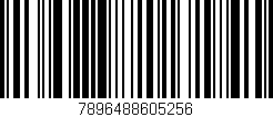 Código de barras (EAN, GTIN, SKU, ISBN): '7896488605256'