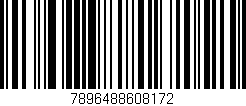Código de barras (EAN, GTIN, SKU, ISBN): '7896488608172'
