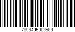 Código de barras (EAN, GTIN, SKU, ISBN): '7896495003588'