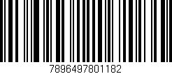 Código de barras (EAN, GTIN, SKU, ISBN): '7896497801182'