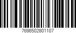 Código de barras (EAN, GTIN, SKU, ISBN): '7896502801107'
