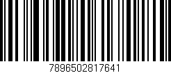 Código de barras (EAN, GTIN, SKU, ISBN): '7896502817641'