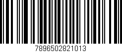 Código de barras (EAN, GTIN, SKU, ISBN): '7896502821013'