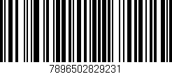 Código de barras (EAN, GTIN, SKU, ISBN): '7896502829231'