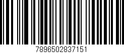 Código de barras (EAN, GTIN, SKU, ISBN): '7896502837151'