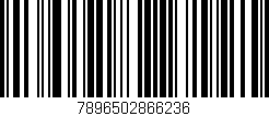 Código de barras (EAN, GTIN, SKU, ISBN): '7896502866236'