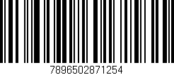 Código de barras (EAN, GTIN, SKU, ISBN): '7896502871254'