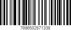 Código de barras (EAN, GTIN, SKU, ISBN): '7896502871339'