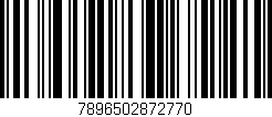Código de barras (EAN, GTIN, SKU, ISBN): '7896502872770'
