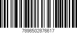 Código de barras (EAN, GTIN, SKU, ISBN): '7896502876617'