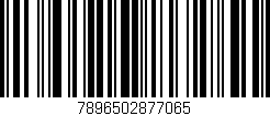 Código de barras (EAN, GTIN, SKU, ISBN): '7896502877065'
