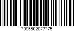 Código de barras (EAN, GTIN, SKU, ISBN): '7896502877775'