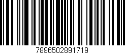 Código de barras (EAN, GTIN, SKU, ISBN): '7896502891719'