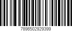Código de barras (EAN, GTIN, SKU, ISBN): '7896502929399'