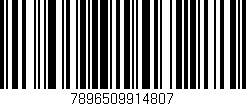 Código de barras (EAN, GTIN, SKU, ISBN): '7896509914807'