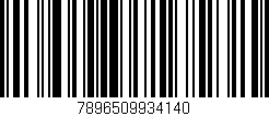 Código de barras (EAN, GTIN, SKU, ISBN): '7896509934140'