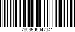Código de barras (EAN, GTIN, SKU, ISBN): '7896509947341'