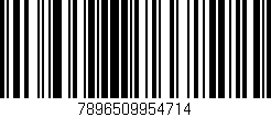 Código de barras (EAN, GTIN, SKU, ISBN): '7896509954714'