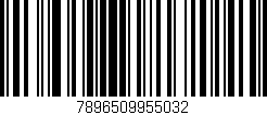 Código de barras (EAN, GTIN, SKU, ISBN): '7896509955032'