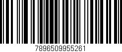 Código de barras (EAN, GTIN, SKU, ISBN): '7896509955261'