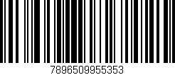 Código de barras (EAN, GTIN, SKU, ISBN): '7896509955353'
