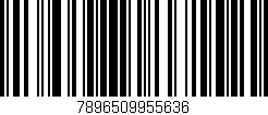 Código de barras (EAN, GTIN, SKU, ISBN): '7896509955636'