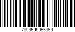Código de barras (EAN, GTIN, SKU, ISBN): '7896509955858'