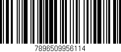 Código de barras (EAN, GTIN, SKU, ISBN): '7896509956114'
