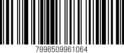 Código de barras (EAN, GTIN, SKU, ISBN): '7896509961064'