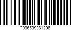 Código de barras (EAN, GTIN, SKU, ISBN): '7896509961286'