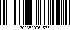 Código de barras (EAN, GTIN, SKU, ISBN): '7896509961576'