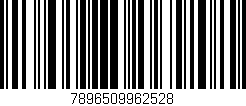 Código de barras (EAN, GTIN, SKU, ISBN): '7896509962528'