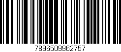 Código de barras (EAN, GTIN, SKU, ISBN): '7896509962757'