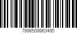 Código de barras (EAN, GTIN, SKU, ISBN): '7896509963495'