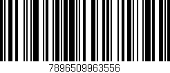 Código de barras (EAN, GTIN, SKU, ISBN): '7896509963556'