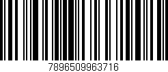 Código de barras (EAN, GTIN, SKU, ISBN): '7896509963716'