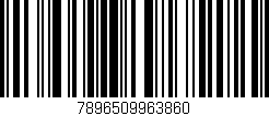Código de barras (EAN, GTIN, SKU, ISBN): '7896509963860'