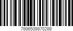 Código de barras (EAN, GTIN, SKU, ISBN): '7896509970288'