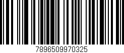 Código de barras (EAN, GTIN, SKU, ISBN): '7896509970325'
