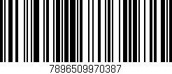Código de barras (EAN, GTIN, SKU, ISBN): '7896509970387'