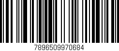 Código de barras (EAN, GTIN, SKU, ISBN): '7896509970684'