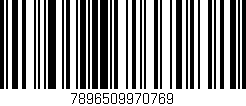 Código de barras (EAN, GTIN, SKU, ISBN): '7896509970769'