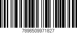 Código de barras (EAN, GTIN, SKU, ISBN): '7896509971827'