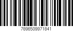 Código de barras (EAN, GTIN, SKU, ISBN): '7896509971841'