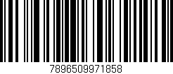 Código de barras (EAN, GTIN, SKU, ISBN): '7896509971858'