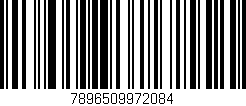 Código de barras (EAN, GTIN, SKU, ISBN): '7896509972084'