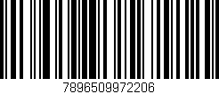 Código de barras (EAN, GTIN, SKU, ISBN): '7896509972206'