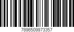 Código de barras (EAN, GTIN, SKU, ISBN): '7896509973357'